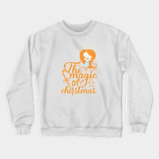 Snow Angel Christmas design Crewneck Sweatshirt